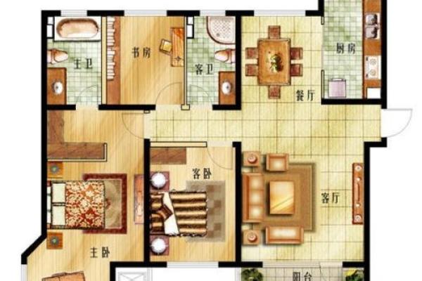 九运风水最旺的房子户型图片