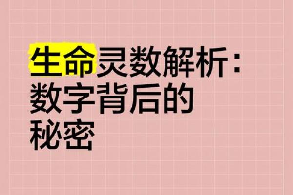 生命灵数配对看双方相爱吗