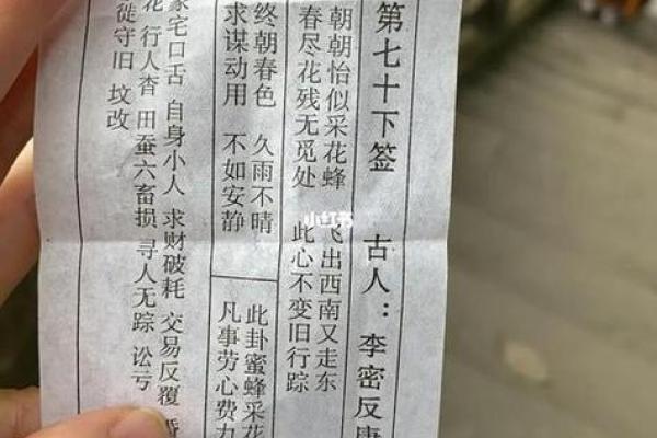 观音灵签100签求平安