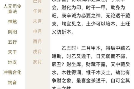 八字算命解释