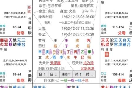 紫薇斗数命宫天月