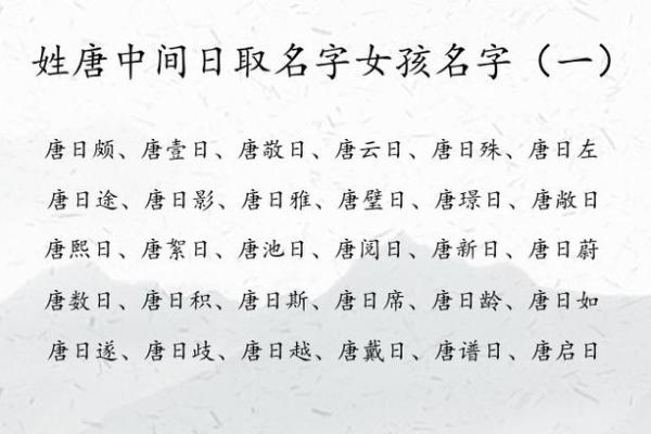 唐姓名配对搞笑名字女生 姓唐取名字搞笑？
