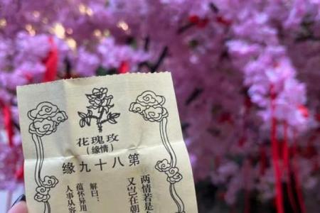 月老姻缘灵签62签解