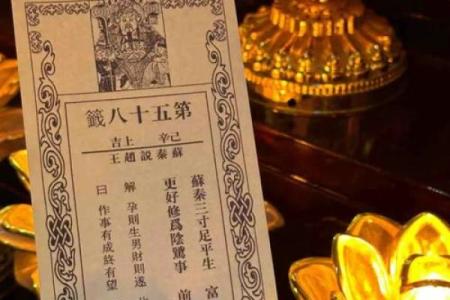 关帝灵签第3签求姻缘