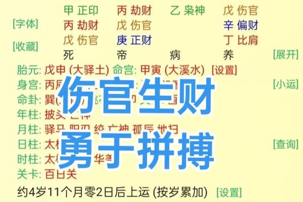 八字中带伤官是什么意思
