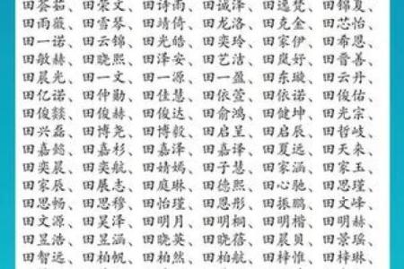 田姓女孩名字大全-田姓女孩起名字大全-田姓名字大全姓名