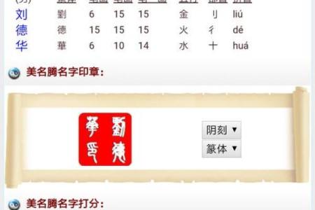 名字测试打分免费