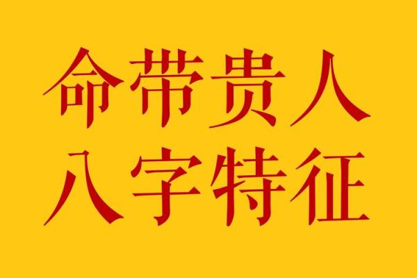 八字有贵人