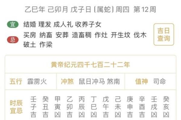黄历对照十二宫吉凶