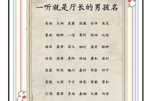 2019年5月20号丑时出生的男孩起名方法姓名