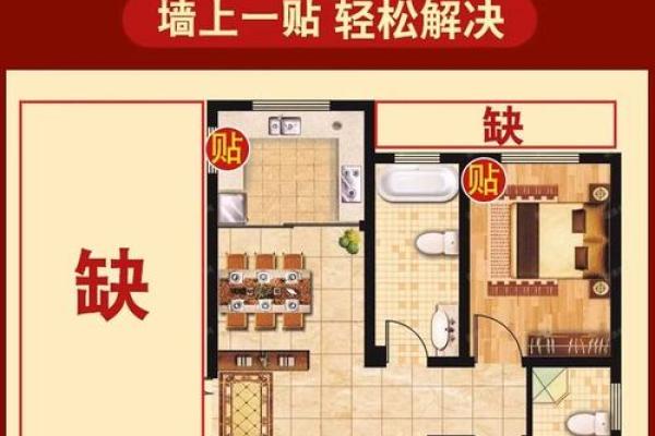 缺角东南方风水补角巽卦