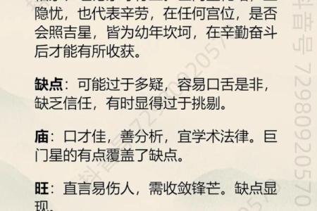 紫微斗数诸星落诸宫之：巨门星夫妻宫详解