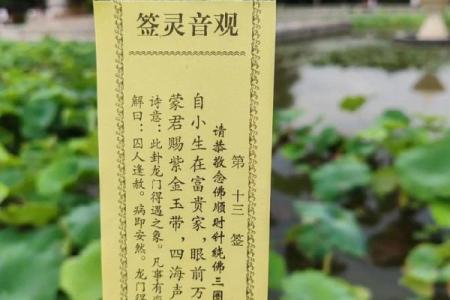 灵音观二十签