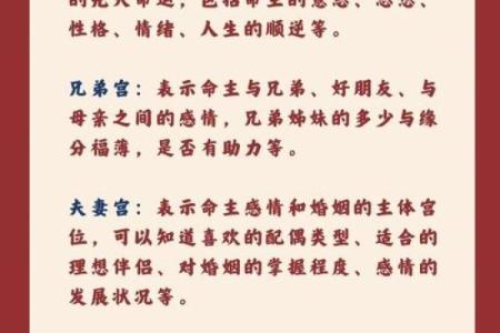 紫薇斗数命宫位置