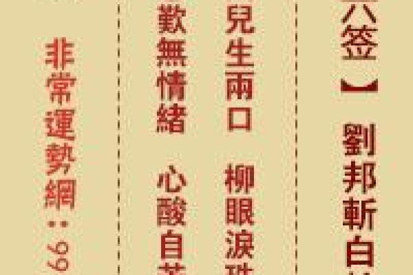 吕祖灵签解签44