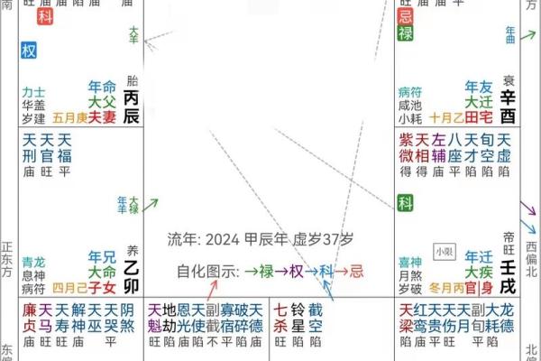 紫薇旺落疾厄宫
