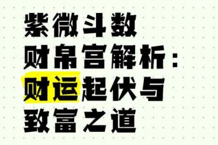 紫薇斗数紫薇星财锦