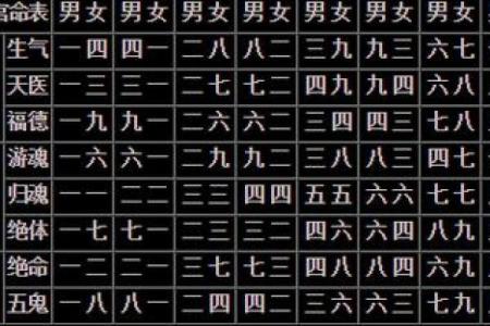 八字配对合婚图