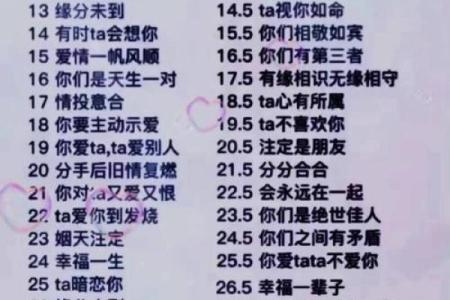 免费缘分测试配对,免费缘分测算