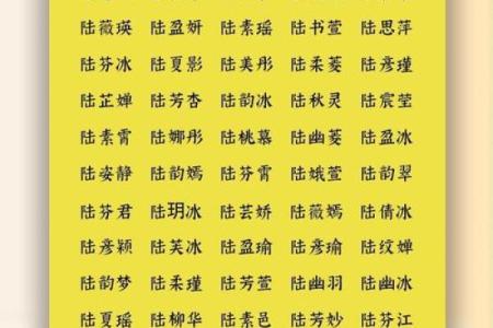 陆姓女孩名字大全-陆姓女孩起名字大全-陆姓名字大全姓名