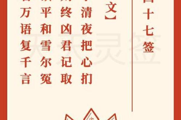 最灵财神爷灵签