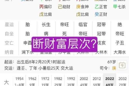 生辰八字看财运