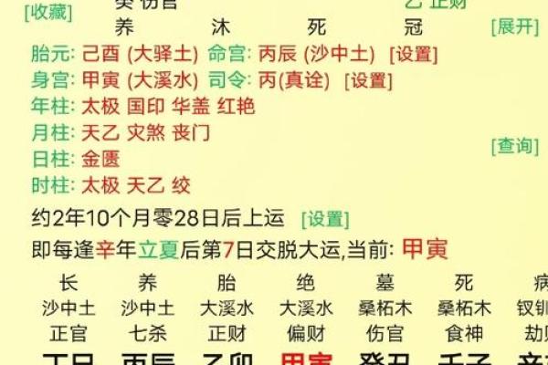 伤官八字