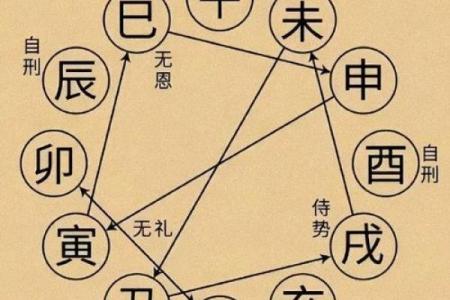 八字干支身体部位对照表