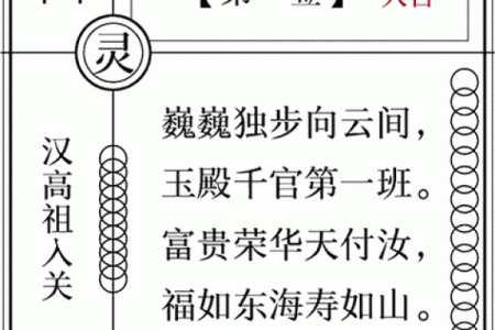 关帝灵签第二十五签