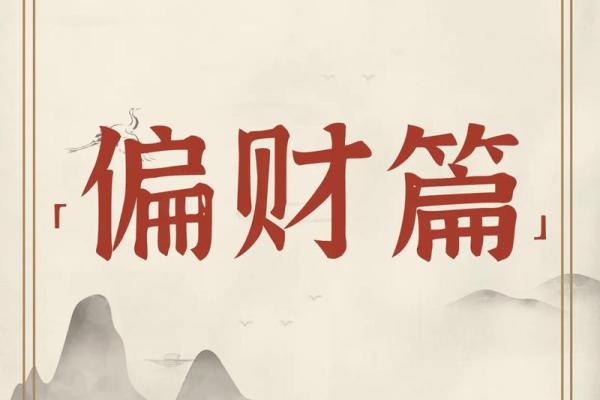 八字正偏财