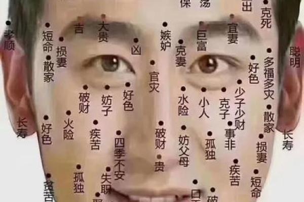 面相额头痣相图解算命