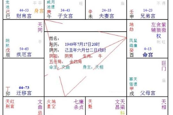 紫薇斗数陀罗文曲