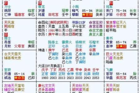 紫微命盘查询免费算命
