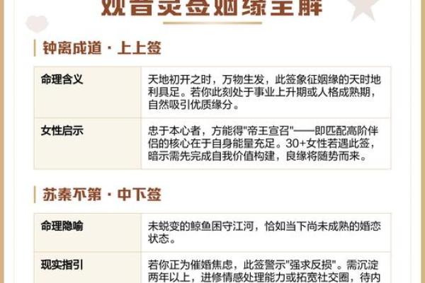 观音灵签75签求婚姻缘