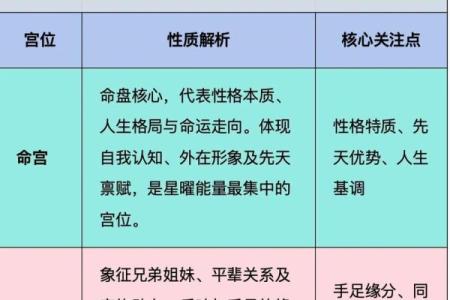 紫薇斗数格局图