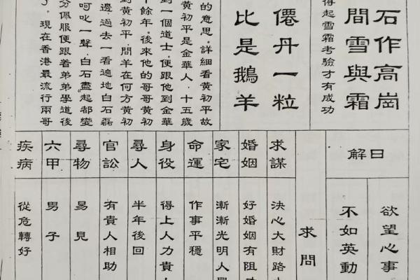 灵签老版本