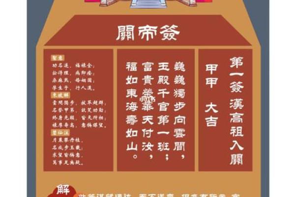 关圣帝灵签82签